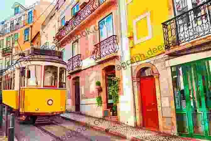 A Bustling Street In Lisbon, Portugal, Filled With People And Colorful Buildings. Lisbon Travel Photo : A Perfect Accompaniment To Your Lisbon Travel Guide (Travel And Nature Photo Books)