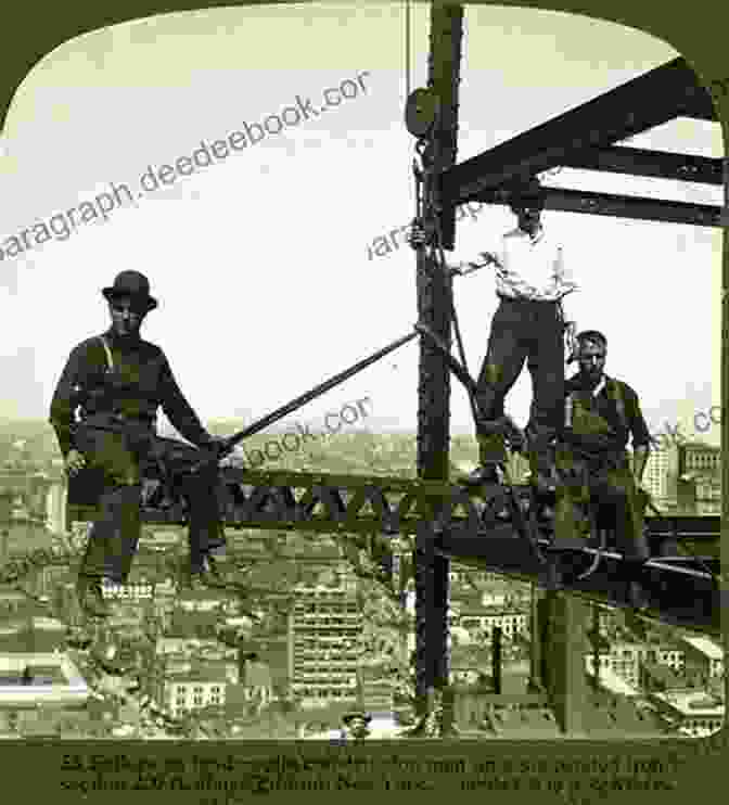 A Construction Worker Working On A Skyscraper, Overlooking The Busy City Below Sightseeing Rattawut Lapcharoensap