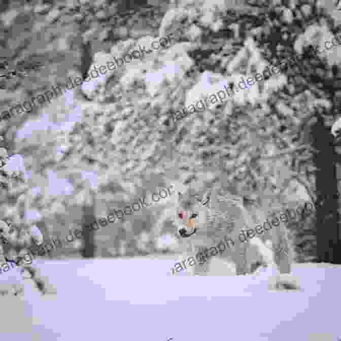 A Grey Wolf (Canis Lupus) Walking Through A Snowy Forest Grey Matters (Walking Grey 1)