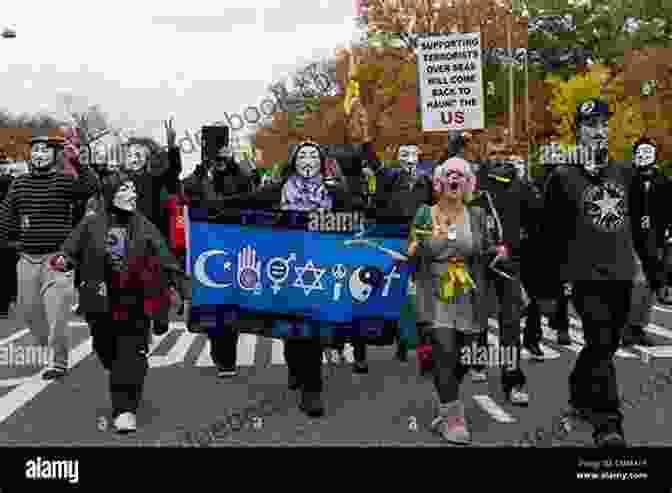 A Group Of People Protesting Against Corporate Greed And The War On Working People The Age Of Inequality: Corporate America S War On Working People