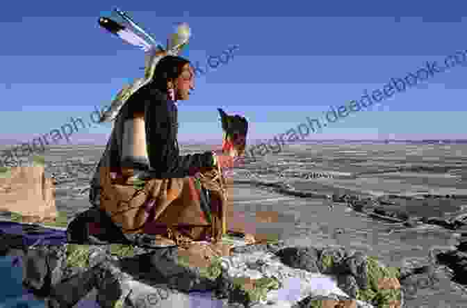 A Lakota Elder Praying In The Black Hills. He Sapa Woihanble: Black Hills Dream