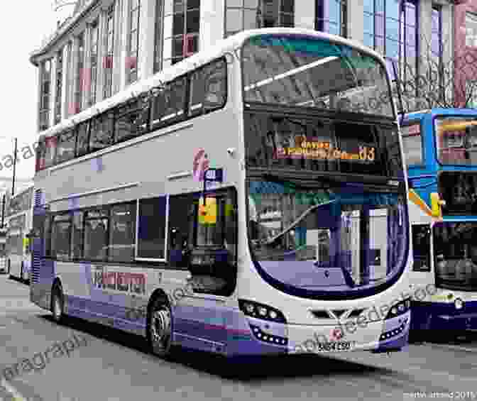 A Modern Image Of A Lancashire Bus On A Busy Street Municipal Transport In Lancashire Since 1974