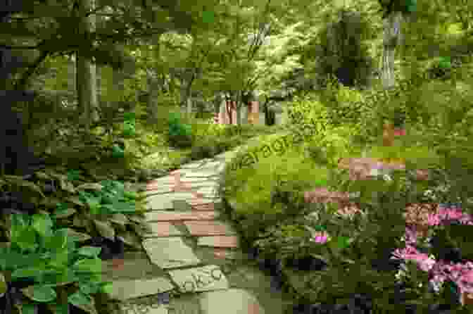 A Serene Pathway Adorned With Lush Greenery And Blooming Flowers In Gio Friendly Garden Gio S Friendly Garden Joanna Bruyere Cabral