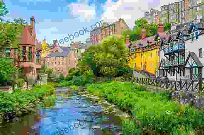 A Serene View Of Dean Village, Showcasing Its Charming Cottages, Quaint Bridges, And The Tranquil Water Of Leith. A Local S Guide To Edinburgh In Scotland