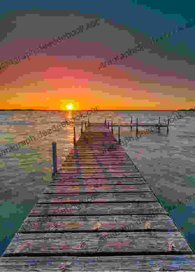 A Stunning Sunset Over The Ocean, Viewed From A Wooden Pier My Friends By The Beach (The My Friends 2)