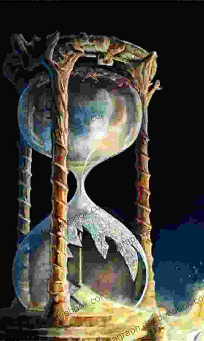 An Abstract Representation Of Time, Symbolized By An Hourglass With Sand Flowing From The Top Chamber To The Bottom. EVEN MORE RIDDLE POEMS For Ages 3 To 7 (Volume 3): Guess The Last Word