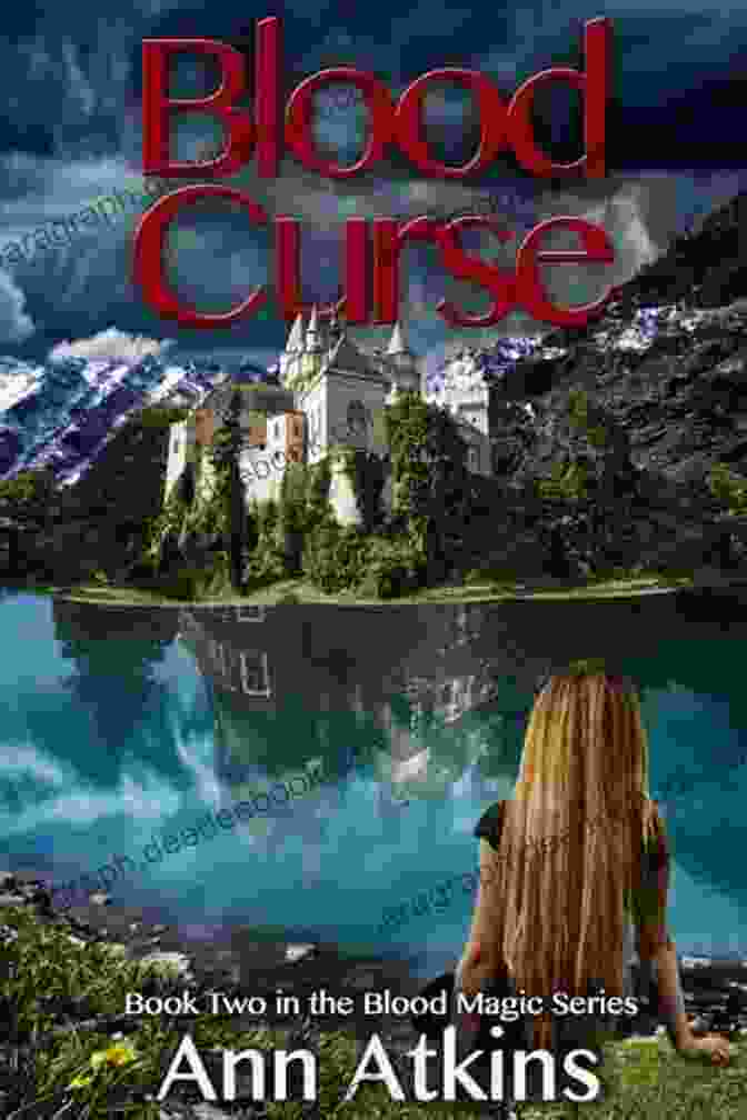 Blood Curse Blood Sorcery Cover Art: A Necromancer Surrounded By Swirling Shadows And Glowing Runes. Blood Curse: A Blood Sorcery Novelette