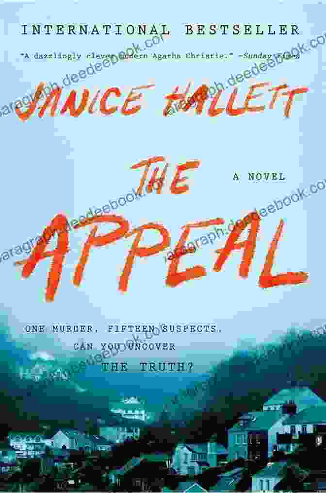 Book Cover Of The Appeal Novel By Janice Hallett, Featuring A Crumpled Paper With The Title Written In Red The Appeal: A Novel Janice Hallett