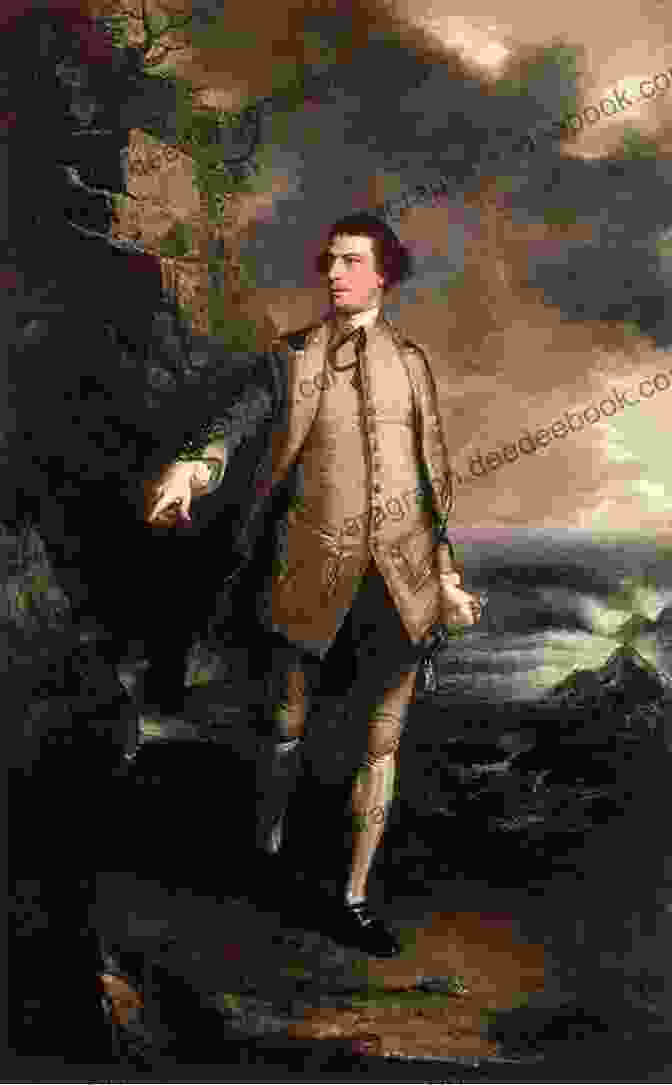 Captain The Honorable Augustus Keppel, A Rococo Reproduction By Sir Joshua Reynolds, Depicting The Renowned Naval Commander In A Commanding Pose. The Bold Colors And Dramatic Lighting Convey The Subject's Strength And Authority. Sir Joshua Reynolds: 165+ Rococo Reproductions