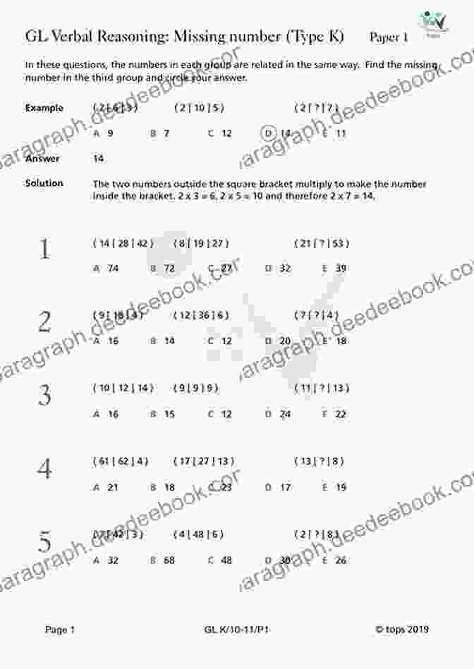 GL Assessment Verbal Reasoning Paper 1 Sample Questions 11+ Verbal Reasoning Tests For GL Assessment Practice Papers With Detailed Answers Challenging Words List: Volume II (Ages 10 11)