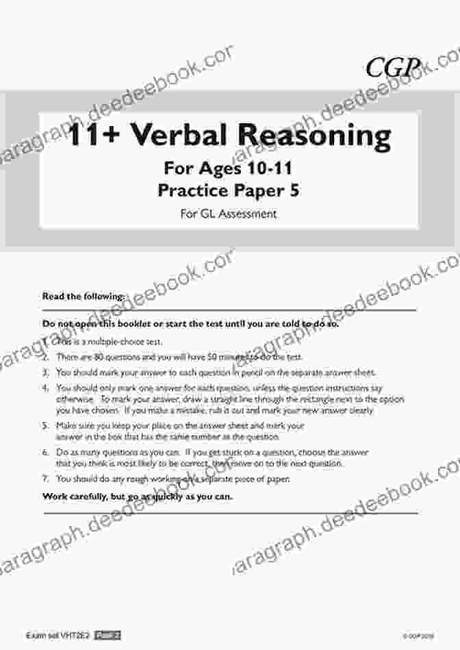 GL Assessment Verbal Reasoning Sample Paper And Mark Scheme 11+ Verbal Reasoning Tests For GL Assessment Practice Papers With Detailed Answers Challenging Words List: Volume II (Ages 10 11)