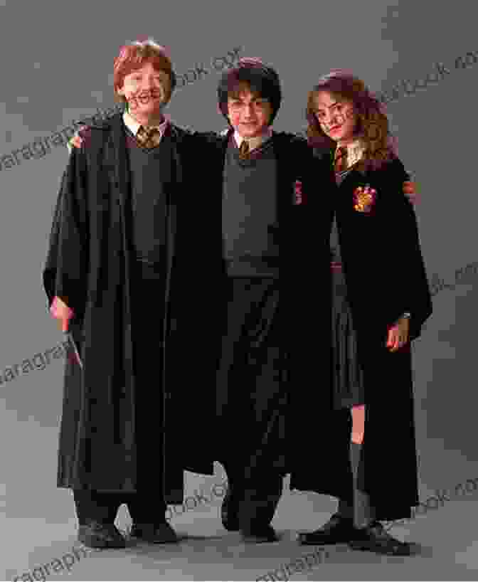 Harry Potter, Hermione Granger, And Ron Weasley Stand In The Hogwarts Common Room 18 Full Length Chapter For Kids Ages 8 12