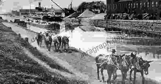 Historical Image Of Workers Constructing The Erie Canal, Using Hand Tools And Horse Drawn Equipment Erie Canal Sings The: A Musical History Of New York S Grand Waterway