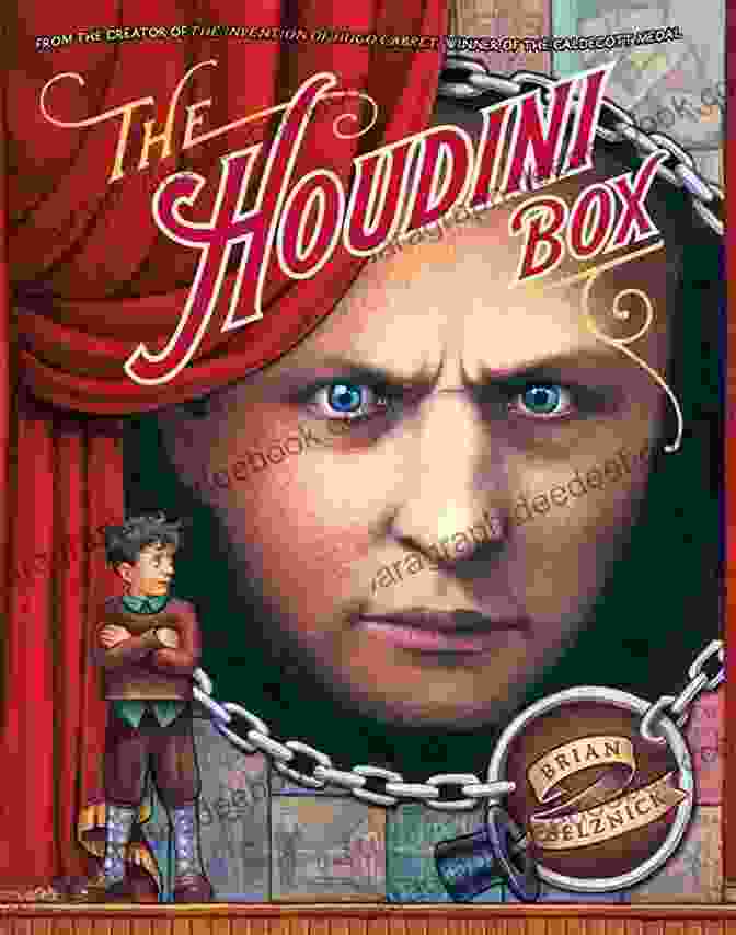 Houdini And Me Book Cover Featuring A Young Boy With A Magic Amulet Standing Next To Harry Houdini Houdini And Me Dan Gutman