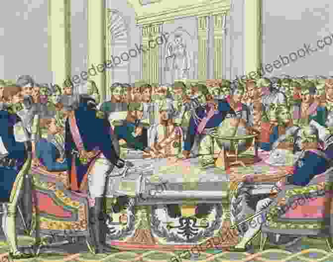 Painting Depicting The Major European Powers Gathered At The Congress Of Vienna, Which Established A New Balance Of Power After The Napoleonic Wars. Conquering Peace: From The Enlightenment To The European Union