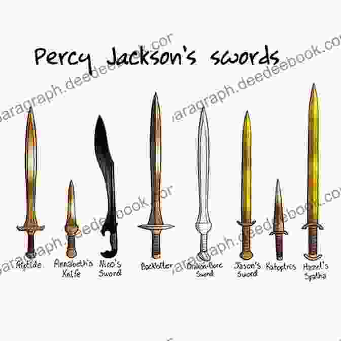 Percy Jackson Holds A Sword In A Battle Against A Mythical Creature 18 Full Length Chapter For Kids Ages 8 12