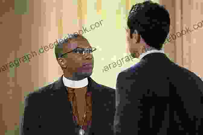 Photograph Of Reverend Curtis Scott, A Charismatic Preacher With A Warm Smile And Piercing Gaze, Delivering A Sermon Before A Rapt Audience. Let The Great World Spin: A Novel