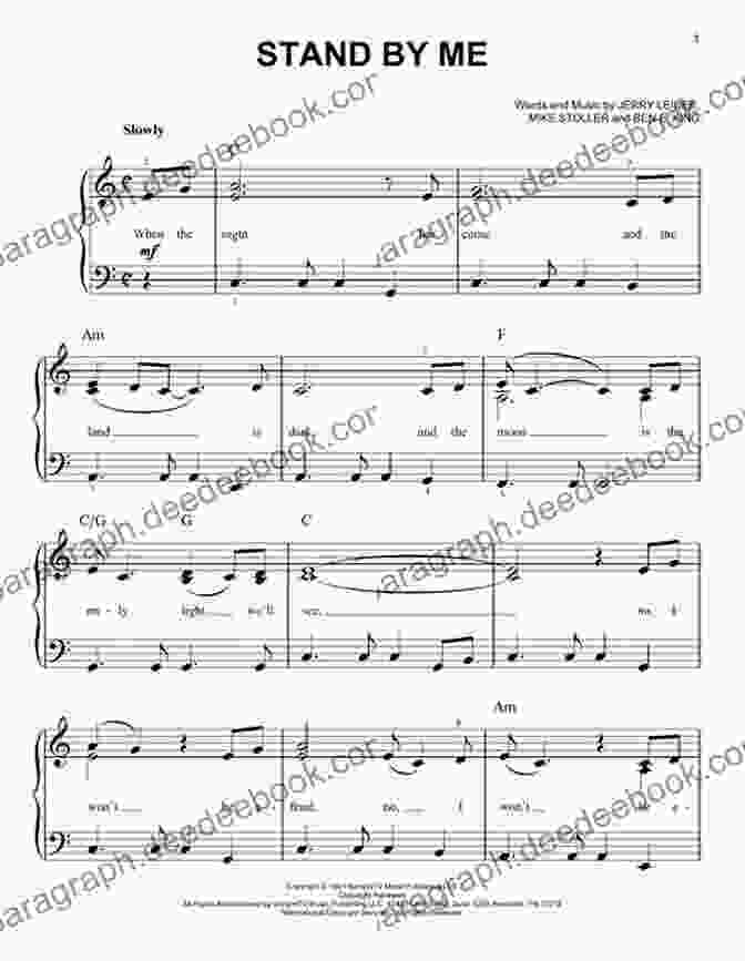 Stand By Me Sheet Music Disney Songs Beginning Solo Guitar: 15 Songs Arranged For Beginning Chord Melody Style In Standard Notation And Tablature