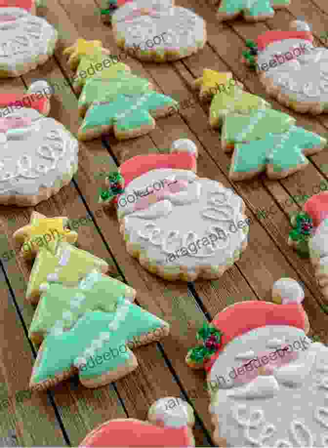 Sugar Cookies Iced In Blue, White, And Silver, Resembling Ice King's Crown Adventure Time Recipes: How To Make Intriguing And Delectable Meals Inspired By Adventure Time