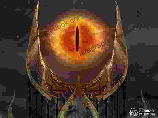 The Eye Of Sauron, A Glowing Red Orb Surrounded By A Dark, Metallic Frame, Piercing Through Darkness The Dark One Awakens: Minecraft Adventure Story (Grimm And The Reaper 2)