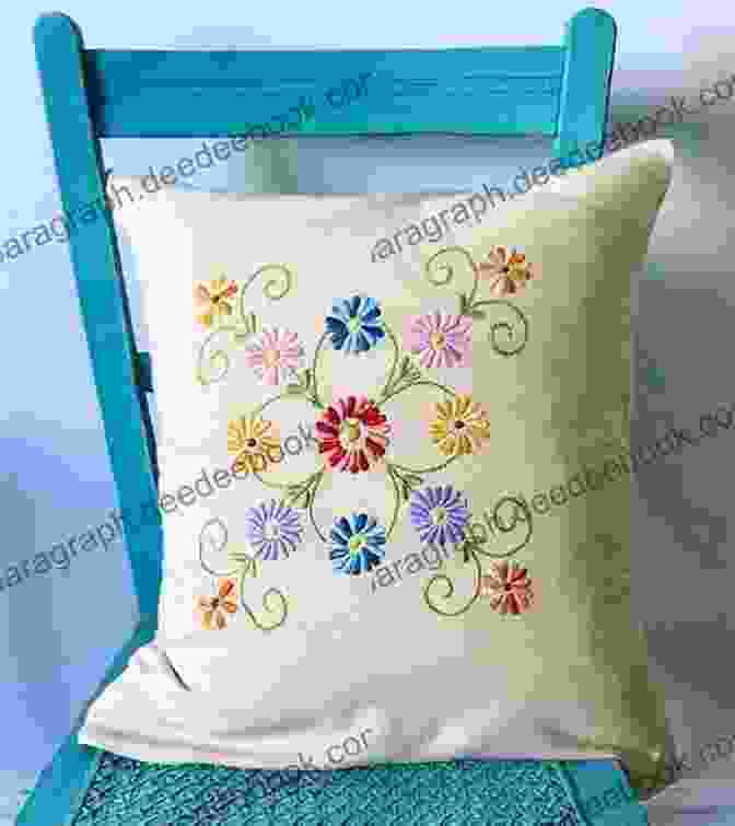 Thoughtful Gift Of A Hand Embroidered Cushion, Wrapped In Elegant Paper Diary In Stitches: 65 Charming Motifs 6 Fabric Thread Projects To Bring You Joy