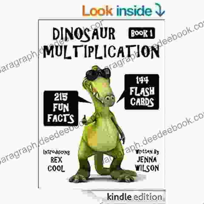 Velociraptor Running Quickly Dinosaur Multiplication Flash Cards Fun Facts: 1 (Maths Dinosaur Books)