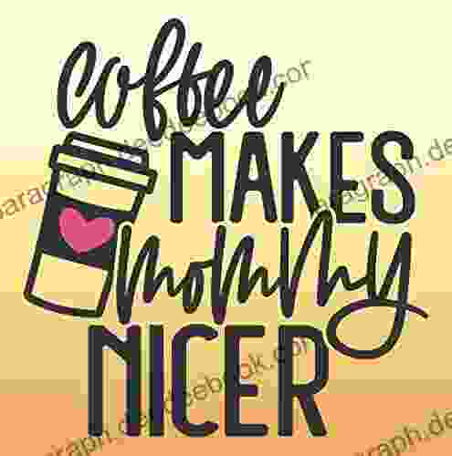 Funny Coffee Quote Cross Stitch: Printable Mommy PDF Pattern 2 Kinds of Charts DMC Floss
